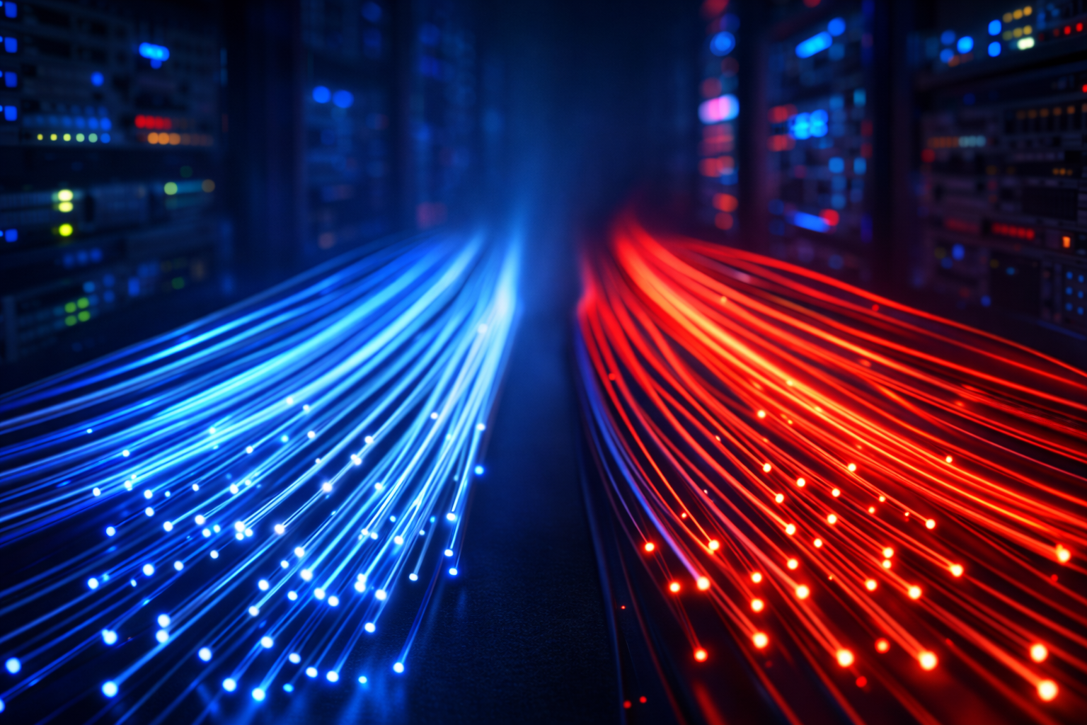 Server hardware close-up